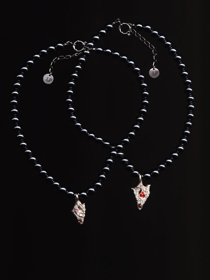 Alien Heart necklace